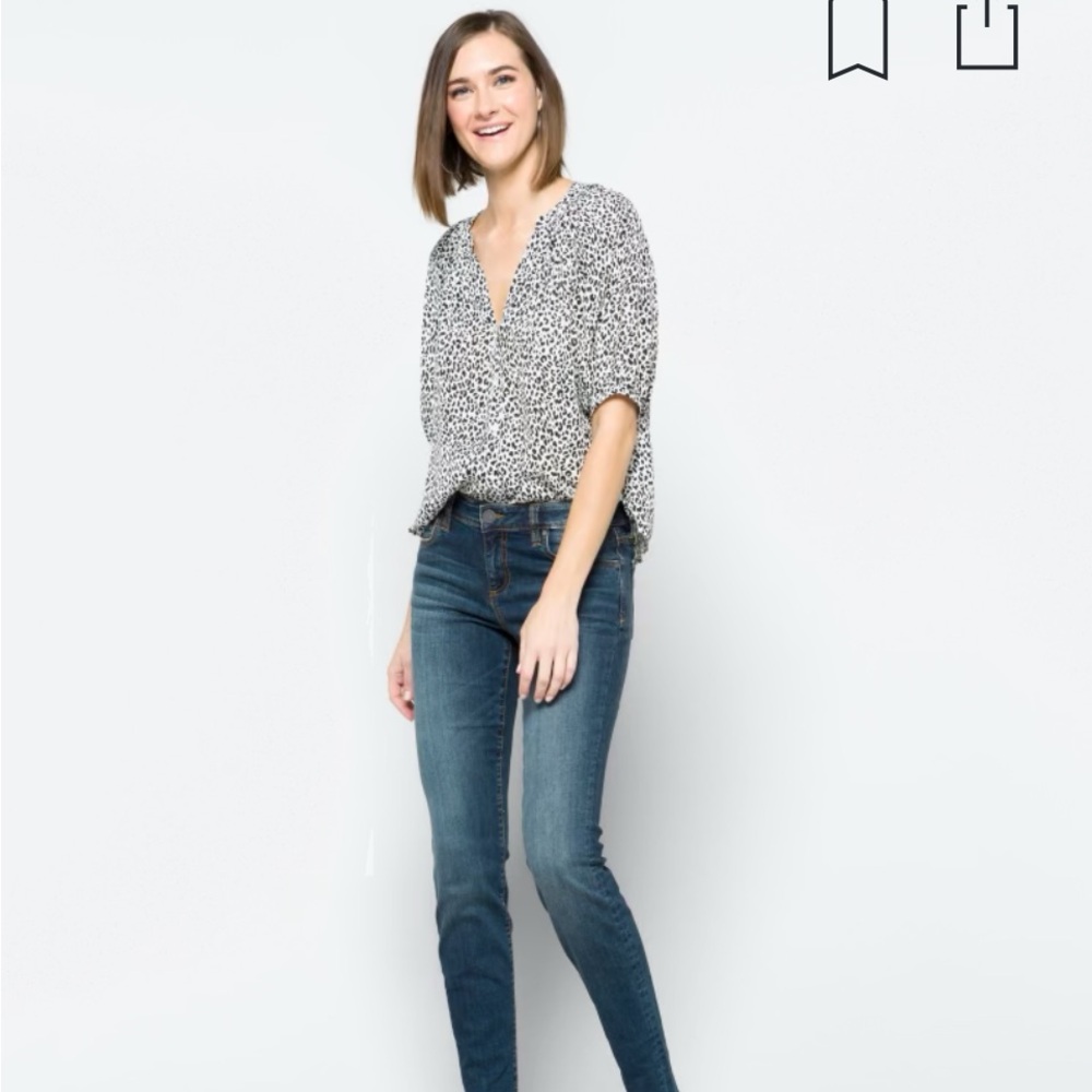 Kut from the Kloth “Dayna” toothpick skinny jean